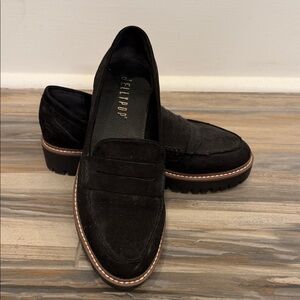 Jellypop Dark Suede Loafers